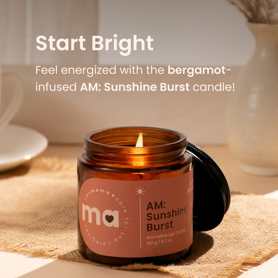 AM: Sunshine Burst - Aromatherapy Scented Candle