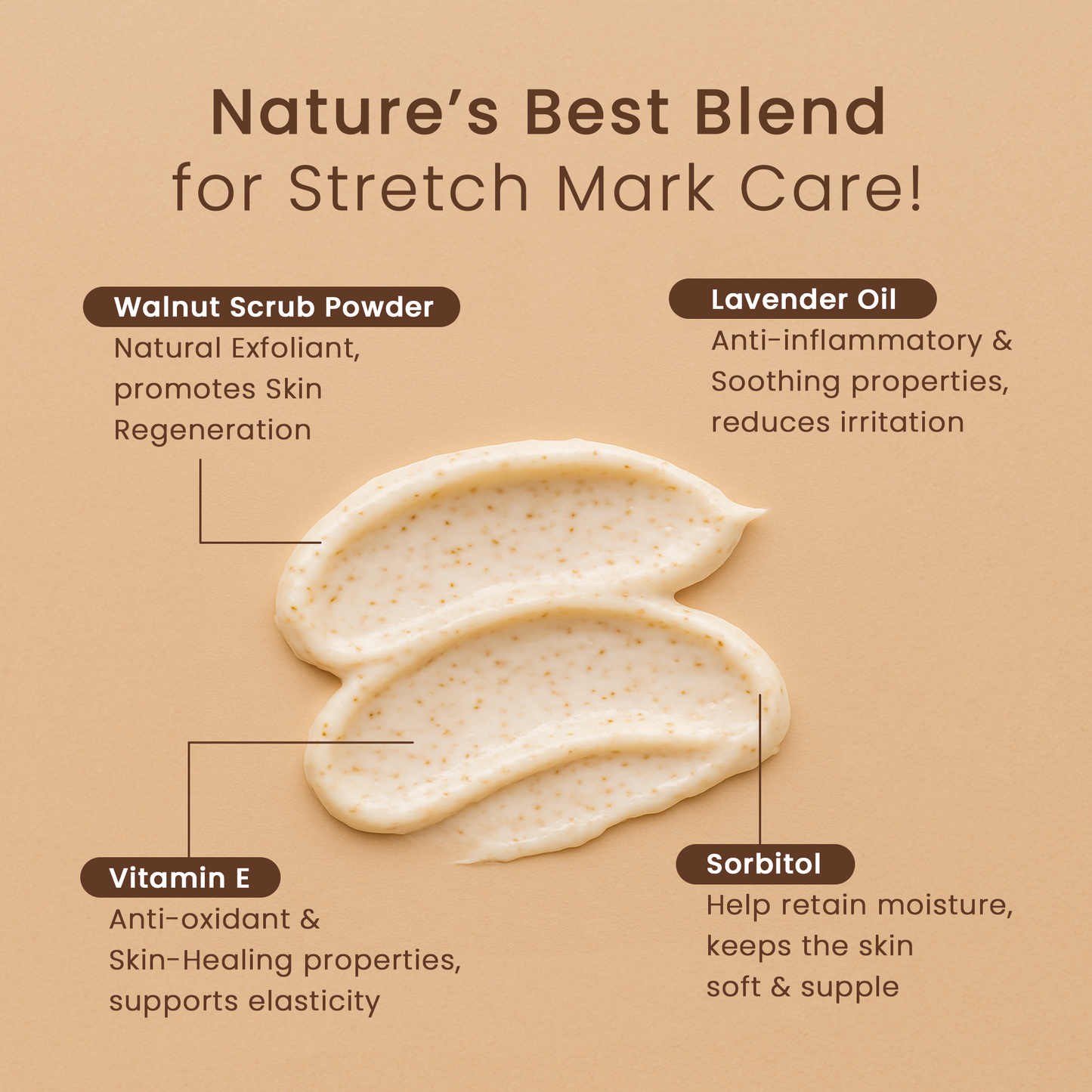 Bump Rub Body Scrub – Exfoliation for Stretch Mark Care